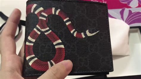 gucci wallet womens fake vs real|authentic gucci snake wallet.